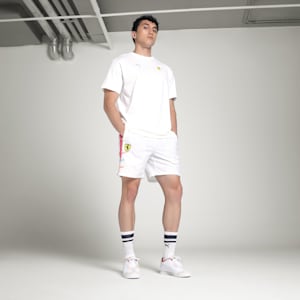 Scuderia Ferrari Miami Men's Graphic Relaxed Fit Tee, PUMA White, extralarge-IND
