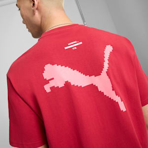 Playera estampada para hombre Scuderia Ferrari Miami Limited Edition, Dark Crimson, extralarge