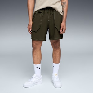 PUMA x BODEGA Men's Shorts, Dark Olive, extralarge