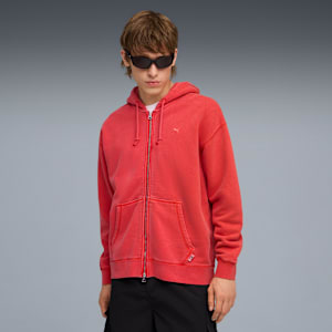 MMQ Full-Zip Hoodie Men, Fierce Red, extralarge