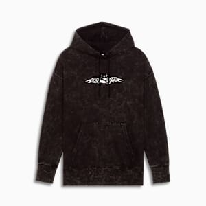 PUMATECH-X Relaxed Hoodie Women, PUMA Black, extralarge