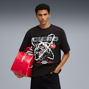 PUMATECH-X Washed Boxy Tee Men, PUMA Black, extralarge