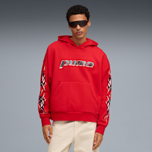 PUMATECH-X Boxy Hoodie FL Men, For All Time Red, extralarge