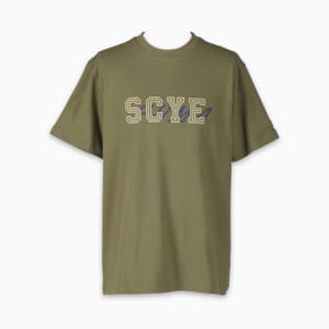ユニセックス PUMA x Scye 半袖 Tシャツ, PUMA Olive, extralarge-JPN