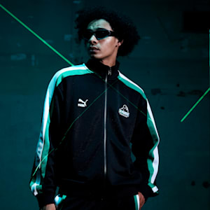 ユニセックス PUMA x XLARGE T7 トラックジャケット, PUMA Black, extralarge-JPN