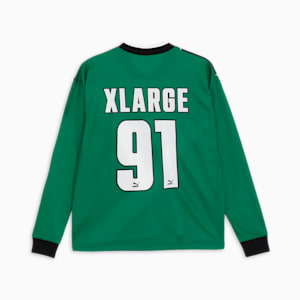 ユニセックス PUMA x XLARGE T7 フットボール シャツ, Archive Green, extralarge-JPN