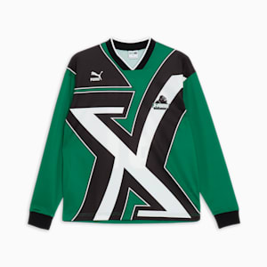 ユニセックス PUMA x XLARGE T7 フットボール シャツ, Archive Green, extralarge-JPN