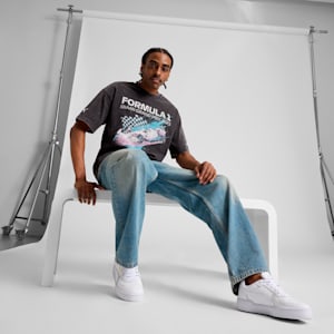 Playera estampada para hombre F1® Miami Splash, PUMA Black, extralarge