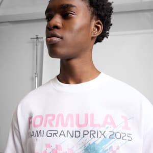 F1® Miami Splash Men's Graphic Tee, PUMA White, extralarge