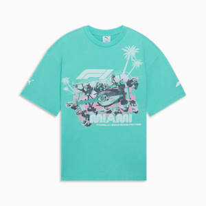 F1® Miami Pitstop Men's Graphic Tee, Aquatic, extralarge