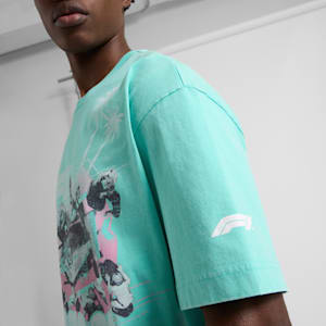 F1® Miami Pitstop Men's Graphic Tee, Aquatic, extralarge