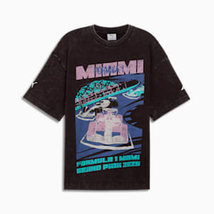 Playera gráfica para hombre F1® Miami, PUMA Black, extralarge