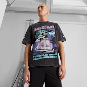 Formula 1® Miami Men's Graphic Tee, PUMA Black, extralarge