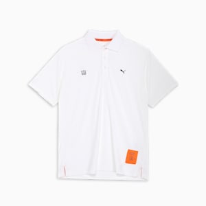 メンズ ゴルフ PUMA x FFTK ビッグ レーベル 半袖 ポロシャツ, White Glow, extralarge-JPN