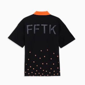 メンズ ゴルフ PUMA x FFTK AOP 半袖 ポロシャツ, PUMA Black, extralarge-JPN