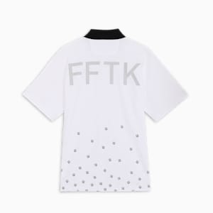 メンズ ゴルフ PUMA x FFTK AOP 半袖 ポロシャツ, White Glow, extralarge-JPN