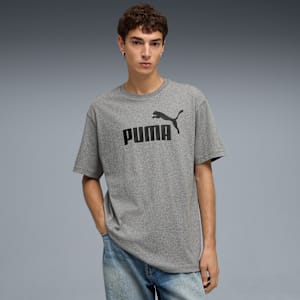 Camiseta para hombre Essentials Logo No. 1, Medium Gray Heather, extralarge
