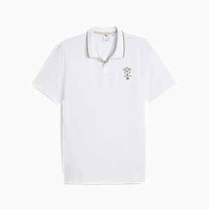 メンズ ゴルフ PUMA x ACミラン ゴルフクラブ 半袖 ポロシャツ, White Glow, extralarge-JPN