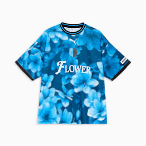 ユニセックス PUMA x BEAMS x 川崎フロンターレ フローラル 半袖 シャツ, Team Light Blue-(F Saxe), extralarge-JPN