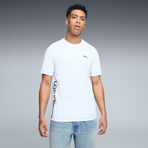 LV Graphic Relaxed Tee Men, PUMA White, extralarge