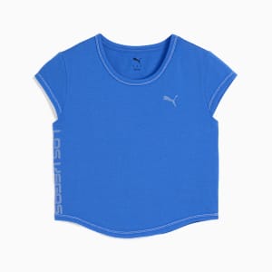 FUTURE.PUMA.ARCHIVE LV Tee Women, Mountain Blue, extralarge