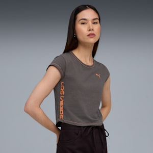 FUTURE.PUMA.ARCHIVE LV Tee Women, Dusky Gray, extralarge