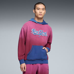 Wardrobe Essentials NYC Hoodie Men, Ruby Shimmer, extralarge