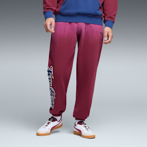 Wardrobe Essentials NYC Sweatpants Men, Ruby Shimmer, extralarge