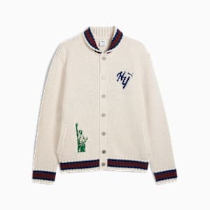 Wardrobe Essentials NYC Knit Jacket Men, Alpine Snow, extralarge