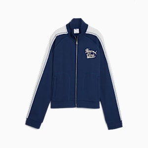 T7 NYC Track Jacket Women, Persian Blue, extralarge