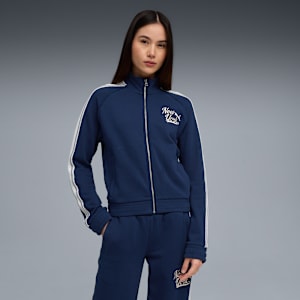 T7 NYC Track Jacket Women, Persian Blue, extralarge