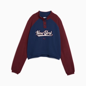 Wardrobe Essentials NYC Crew Women, Persian Blue, extralarge