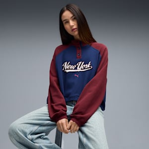 Wardrobe Essentials NYC Crew Women, Persian Blue, extralarge