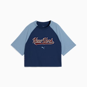 WARDROBE ESS NYC Tee Women, Persian Blue, extralarge