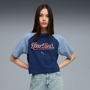 WARDROBE ESS NYC Tee Women, Persian Blue, extralarge