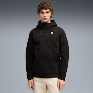 Scuderia Ferrari PUMATECH FZ Hoodie Men, PUMA Black, extralarge