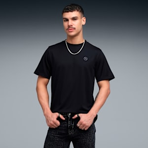 Elevated Essentials Men’s Crew Neck Tee, PUMA Black, extralarge-IND