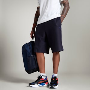 PREMIUM Relaxed Fit Jacquard Shorts, New Navy, extralarge-IND
