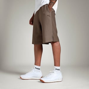 PREMIUM Relaxed Fit Jacquard Shorts, Totally Taupe, extralarge-IND