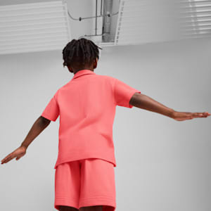 CATS CLUB Kid's Relaxed Fit Pique Polo, Peach Frost, extralarge-IND