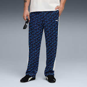 T7 AOP Relaxed Track Pants Men, New Navy, extralarge