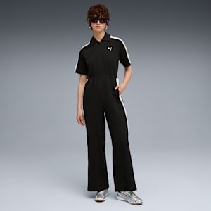 T7 Short Sleeve Jumpsuit Women, PUMA Black, extralarge