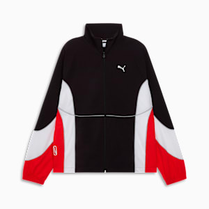 PUMATECH-X Track Jacket WV Men, PUMA Black-For All Time Red, extralarge