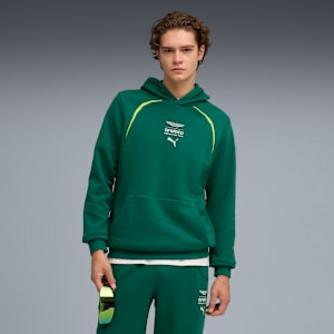 Aston Martin F1 Men's Logo Sweat Hoodie, Green Lux, extralarge-IND