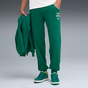 Aston Martin F1 Men's Logo Sweat Pants, Green Lux, extralarge-IND