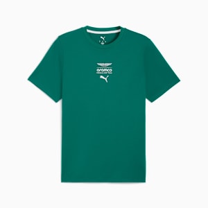 Aston Martin F1 Men's Relaxed Logo Tee, Green Lux, extralarge-IND