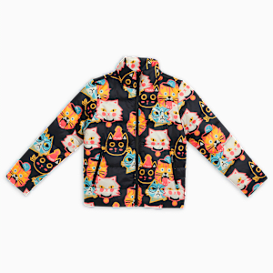 MOODY CAT Boys' All-Over-Printed Padded Jacket, PUMA Black, extralarge-IND