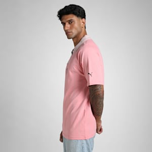PUMA x RCB Men's Striper Polo, Pinkscape, extralarge-IND