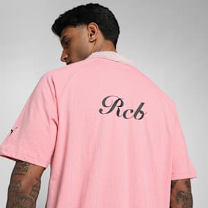 PUMA x RCB Men's Striper Polo, Pinkscape, extralarge-IND