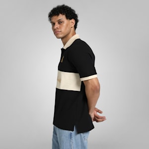 PUMA x RCB Men's Retro Polo, PUMA Black, extralarge-IND